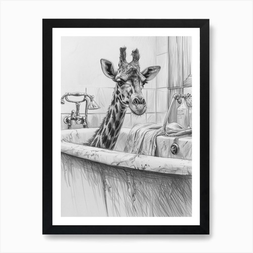 Giraffe the bath pencil - giraffe,