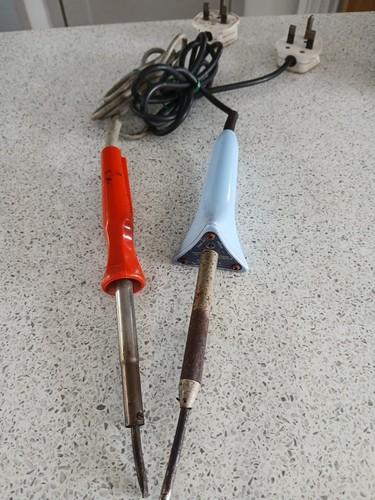 Vintage pair soldering - vintage, irons