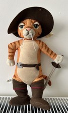 Hasbro Shrek 2 Puss in Boots 12" Talking Plush Toy 2003 Dreamworks