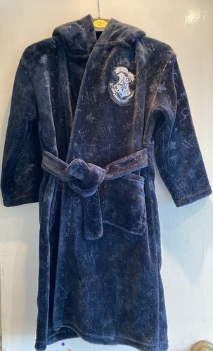Boys black dressing gown - dressing,