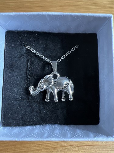 Elephant necklace - elephant,