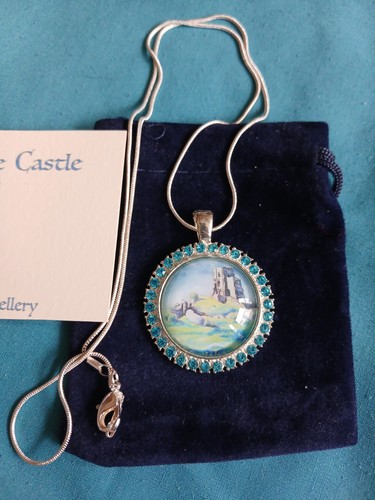 Corfe castle cabuchon handmade - corfe,