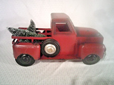 Vintage Metal RED Pickup Truck