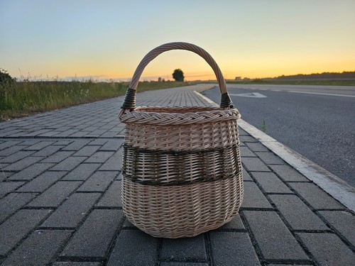 Tall wicker storage - wicker,