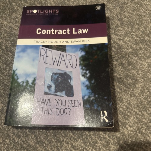 Contract law tracey - contract, by