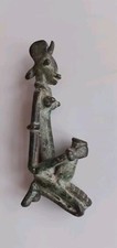 Antique Benin Bronze Figure, Very Old, Possibly Fertility Amulet?