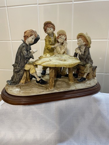 Large vintage table scene of - large,