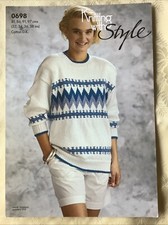 Style knitting pattern 0698