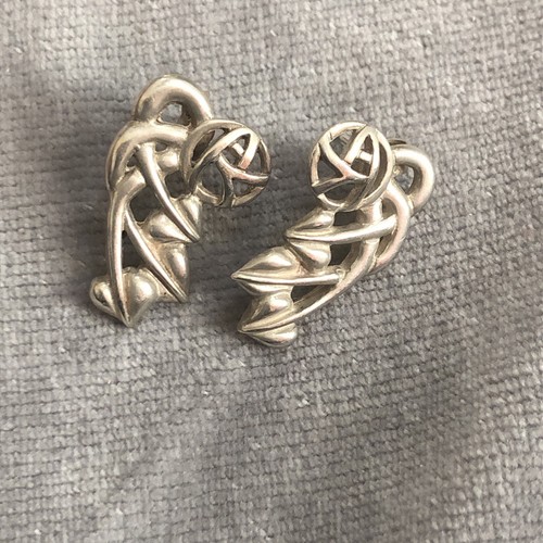 Vintage sterling silver rose - silver,