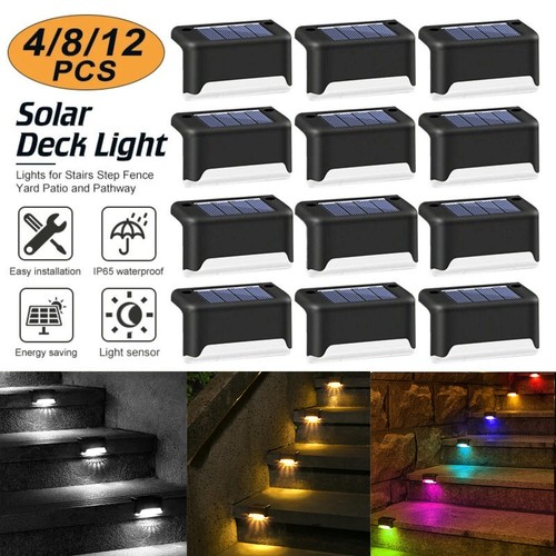 Pcs solar led deck lights - 4-12,