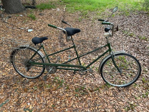 Antique 1960s twin - tandem, bike