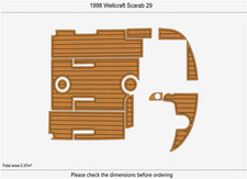 DuraEVA Seadek EVA Foam Boat flooring 1998 Wellcraft Scarab 29