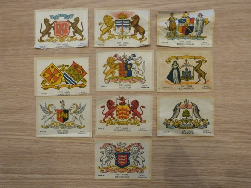 Silk cigarette cards bdv - cigarette,