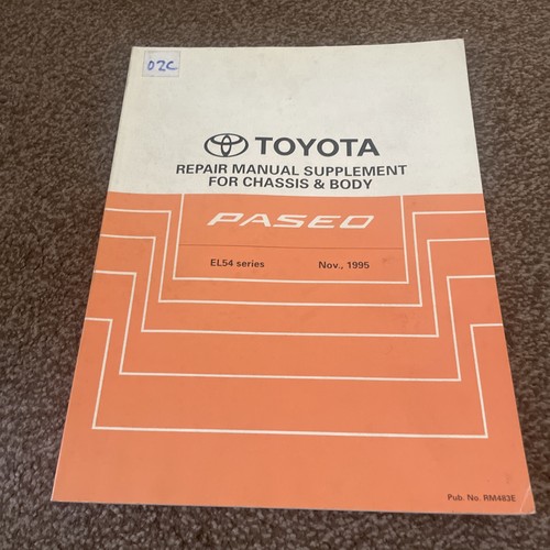 Toyota paseo el54 repair - paseo,