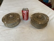 Pair of Vintage African Carved