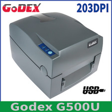 GODEX G500U 203dpi USB Thermal Transfer & Direct Thermal Lable Barcode Printer