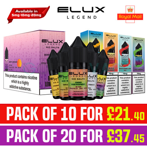 Elux nic salt 10ml - elux, e