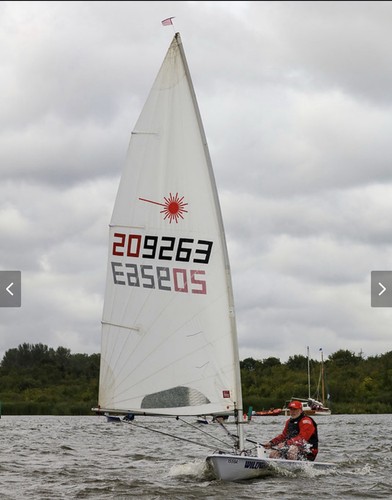 Laser sailing dinghy made - ,