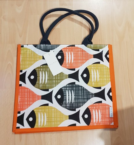 Orla kiely jute bag - jute,