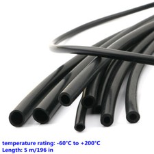 5M Black Silicone Tube Rubber