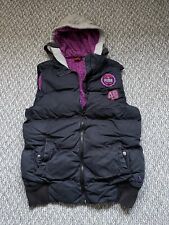 Womens Puma Jacket, Size 14, Black, Body Warmer, Gilet, Quilted, 69)