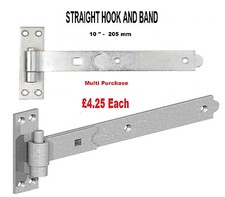 10" STRAIGHT BAND and HOOK T