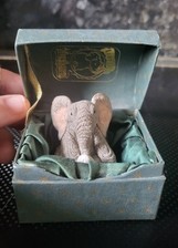 Little Tuskers Elephant Sheila Vintage Ornament 1996 Miniature Figurine 2"