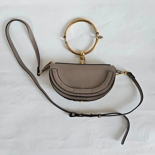 Chloé beige leather nile - beige,