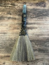 Witches Broom Halloween Decor Fluorite Crystal Witch Altar Broomstick Ornament