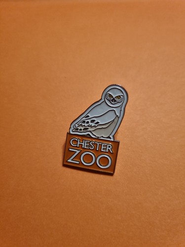 Chester zoo pin badge snowy - chester,