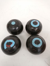 Thomas Taylor Lignoid Lawn Bowls Set of 4 Size 5 Made in Scotland Sports Hobby