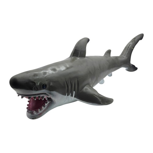 Large white shark toy soft - toy,
