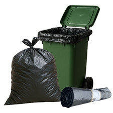 Heavy Duty 240L Black Wheelie