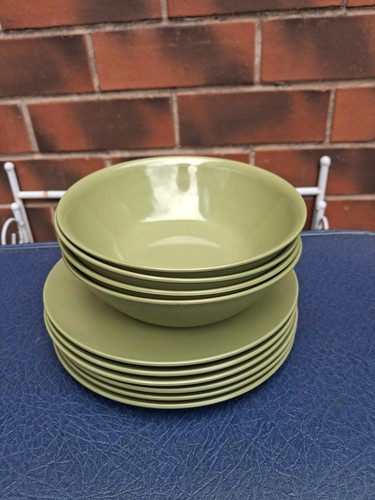 Vintage melamine plates - plates, &