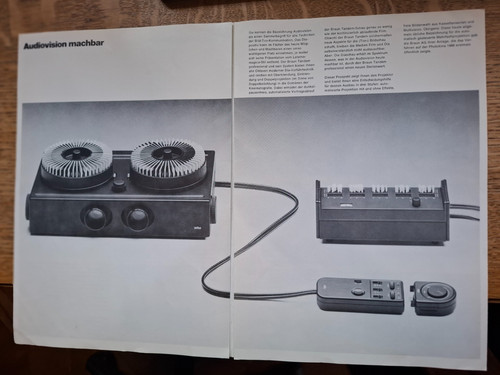 Braun twin projector product - braun,