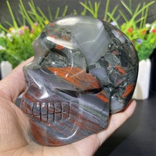 4.5" 2.5LB Natural Blood Stone