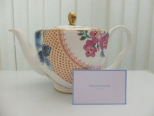 Wedgwood Tea Story Butterfly Bloom Large Size 1L/1.8pt Teapot Brand New Unused
