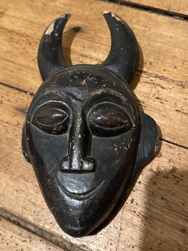 Wooden hand carved tribal - , mask