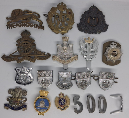 Job lot vintage badges - job,