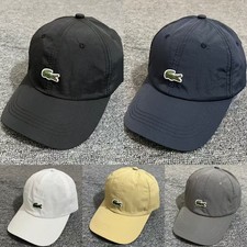 NEW Men's Lacoste Hat Baseball Cap embroidery quick-drying Golf Cap Adjustable
