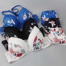 UK Sexy Lace Floral Padded