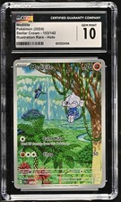 CGC 10 Gem Mint Meditite 153/142 Illustration Rare Holo Stellar Crown Pokemon