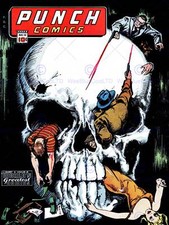 Comic Book Punch 12 Vintage Retro Poster Wall Art Print 1447Py