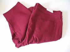 Style&Co.Womens Tummy Control Skinny Jeans Colored Jeans Plum Tart Sz 18 - NWT