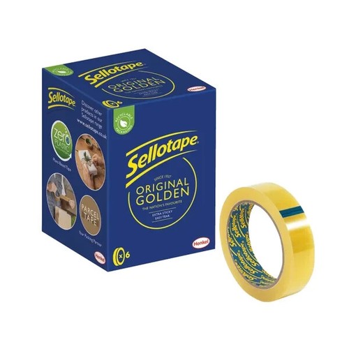 Sellotape original golden tape - golden,