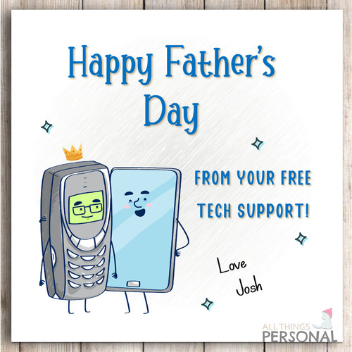 Funny fathers day card - day,