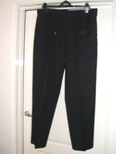 mens black trousers 36 waist 31 INSIDE LEG (JACK REID MENSWEAR)