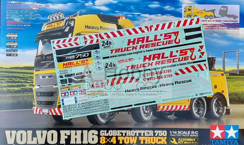 Tamiya decals volvo - decals,, 8x4
