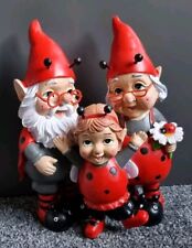Mini LadyBird Family Gnome