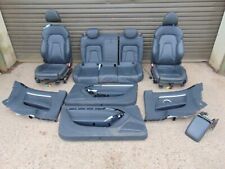 Audi A5 leather seats Coupe 8T Interior Seat Set 07-11 heated Black Front Rear